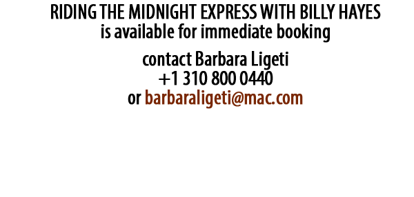 Billy Hayes Riding the Midnight Express Downstairs Cabaret Theater Rochester